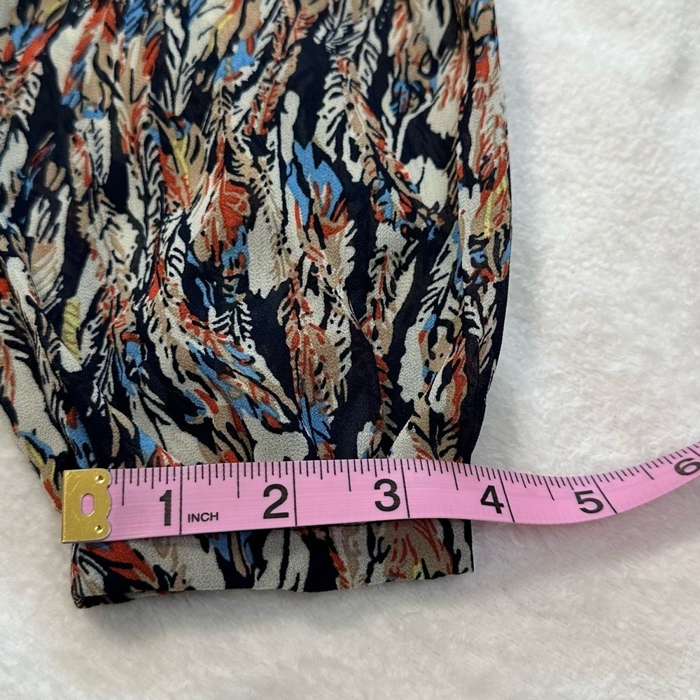 NWT Scully Feather Print Dress Patterned Garment - Picture 2 of 16